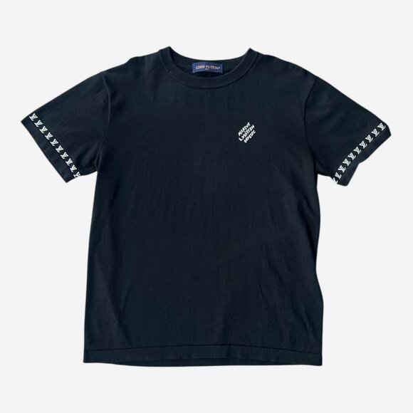 Louis Vuitton Black & White Signature Knit T-Shirt